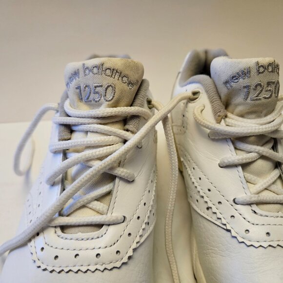 New Balance 1250 Mens’ Golf Shoes Size 9 Abzorb Rollbar White Spikes ready - Picture 14 of 16